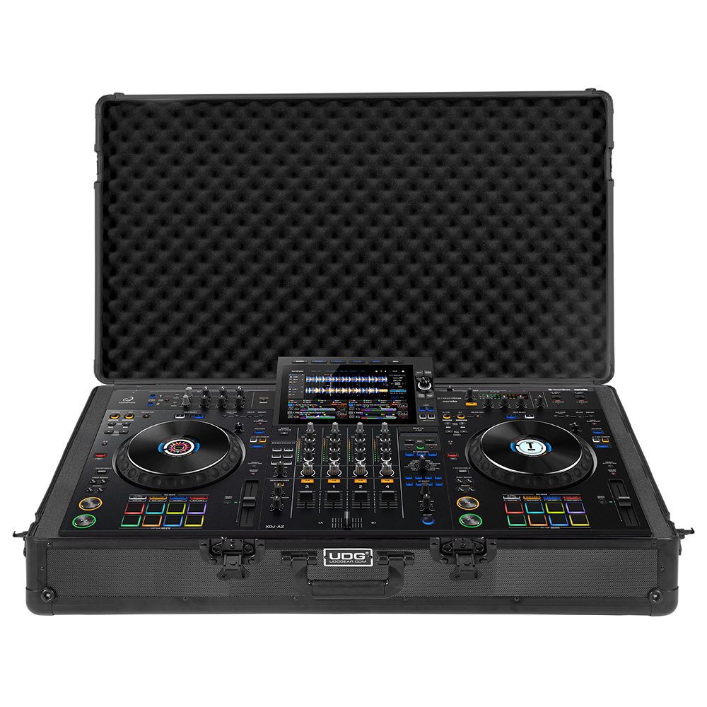 U93028BL UDG PICK FOAM FLT CASE XDJ-AZ BLK